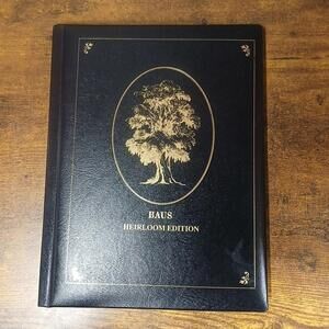 Baus Heirloom Edition Family Name Heritage Book